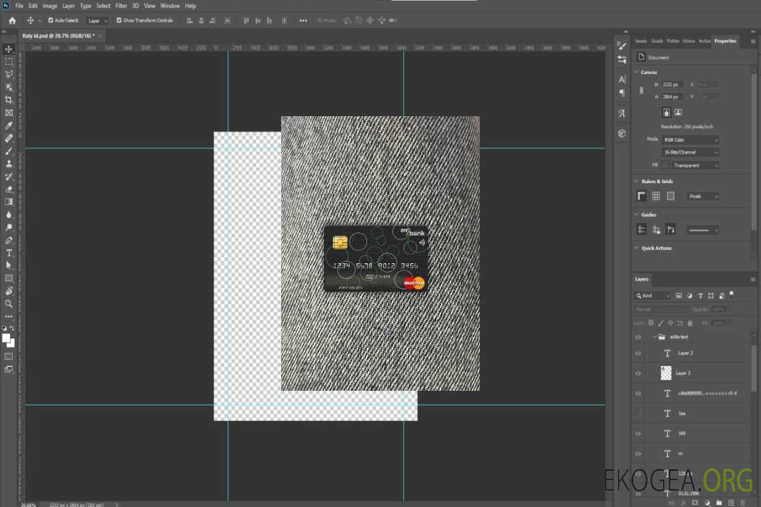 Photolook mastercard de la banque aérienne tchèque recto template Photolook mastercard de la banque aérienne tchèque recto template